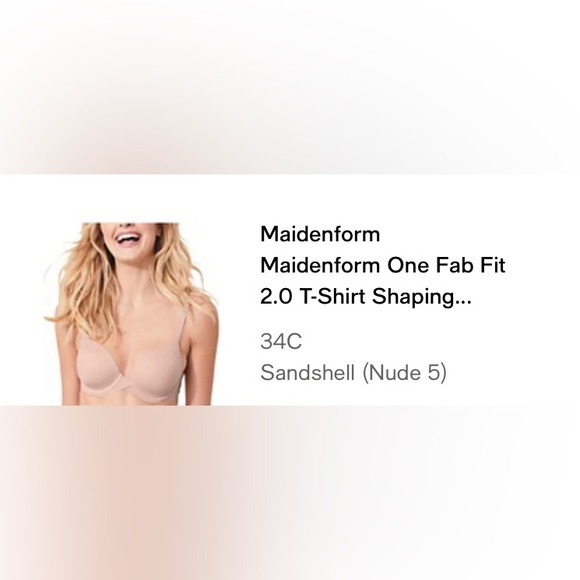 Maidenform One Fabulous Fit 2.0 Demi T-shirt Bra - Picture 4 of 5